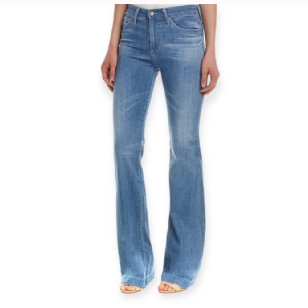 AG Janis Flare Wide Leg Jeans with Classic Style